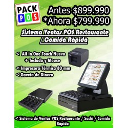 Pack Resto Touch 2: 80mm